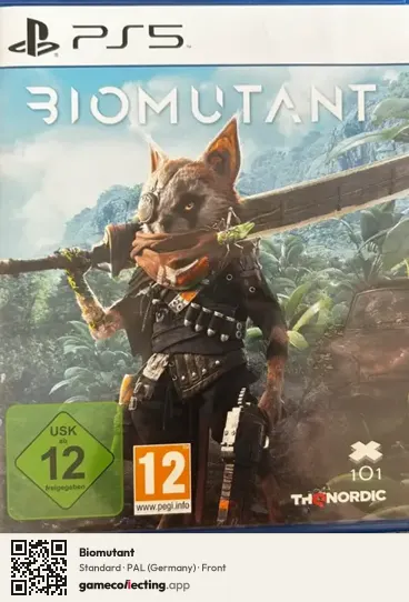 Biomutant PlayStation 5, Germany box front