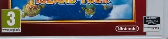 Mario Party: Island Tour, the PEGI square on its front