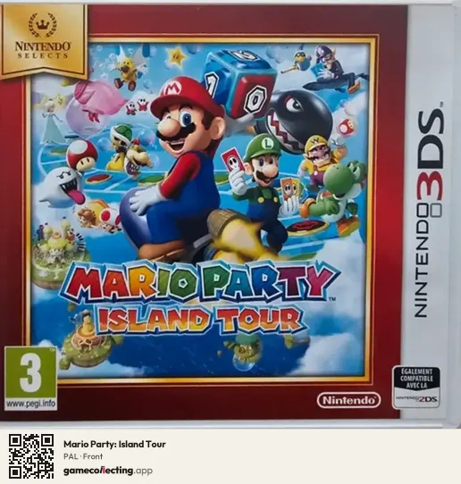 Mario Party: Island Tour Nintendo 3DS, PAL box front