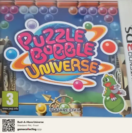 Bust-A-Move Universe Nintendo 3DS, PAL box front