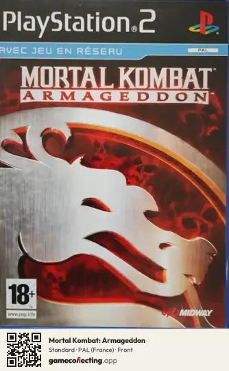 Mortal Kombat: Armageddon PlayStation 2, France box front