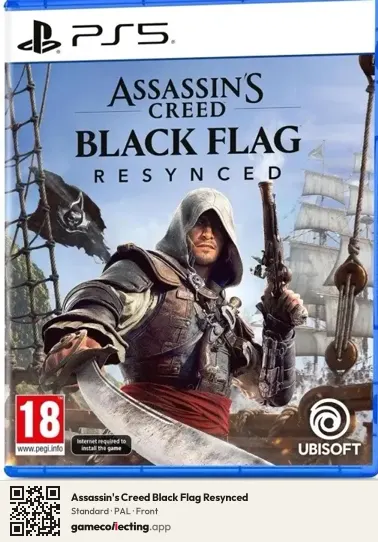 Assassin's Creed Black Flag Resynced PlayStation 5, PAL box front