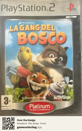 Over the Hedge PlayStation 2, Italy box front