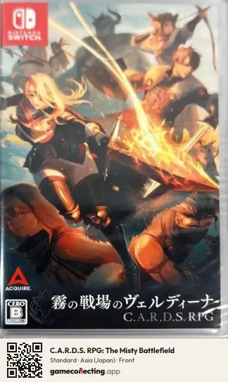 C.A.R.D.S. RPG: The Misty Battlefield Nintendo Switch, Asia box front