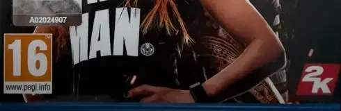 WWE 2K20, the PEGI square on its front
