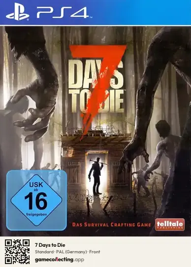 7 Days to Die PlayStation 4, Germany box front