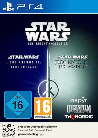 Star Wars Jedi Knight Collection PlayStation 4, Germany box front