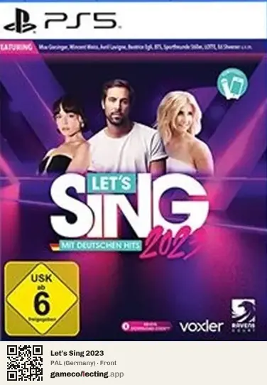 Let's Sing 2023 PlayStation 5, Germany box front