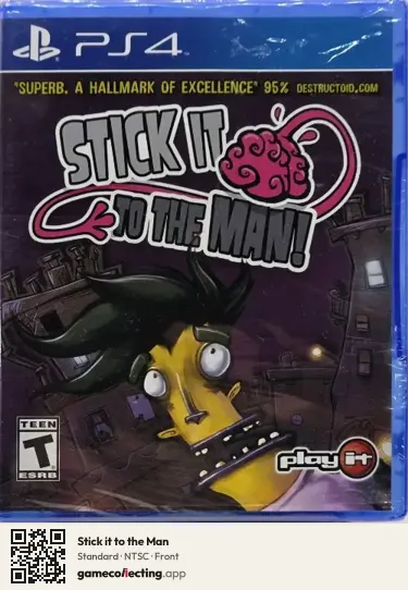 Stick it to the Man PlayStation 4, NTSC box front