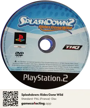 Splashdown: Rides Gone Wild PlayStation 2, PAL disc
