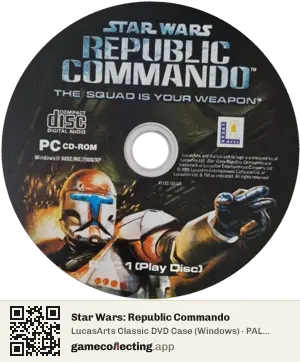 Star Wars: Republic Commando Computer, PAL disc