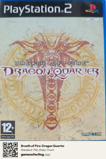 Breath of Fire: Dragon Quarter PlayStation 2, Italy box front