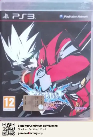 BlazBlue: Continuum Shift Extend PlayStation 3, Italy box front