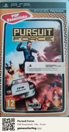 Pursuit Force PlayStation Portable, PAL box front