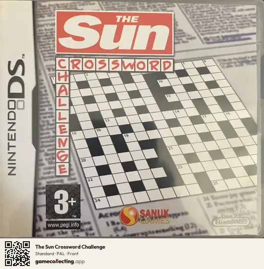 The Sun Crossword Challenge Nintendo DS, PAL box front