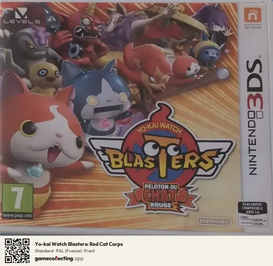 Yo-kai Watch Blasters: Red Cat Corps Nintendo 3DS, France box front