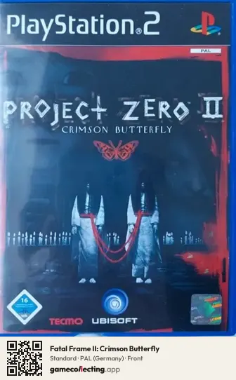 Fatal Frame II: Crimson Butterfly PlayStation 2, Germany box front