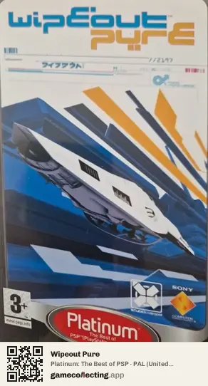 Wipeout Pure PlayStation Portable, United Kingdom box front