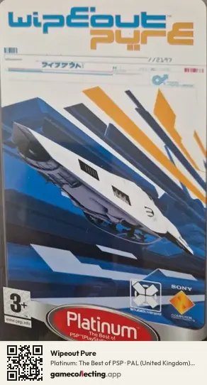 Wipeout Pure PlayStation Portable, United Kingdom box front