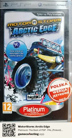MotorStorm: Arctic Edge PlayStation Portable, Poland box front