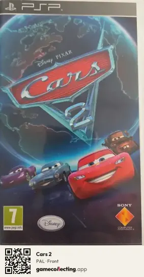 Cars 2 PlayStation Portable, PAL box front