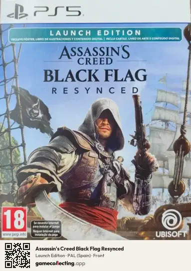 Assassin's Creed Black Flag Resynced PlayStation 5, Spain box front