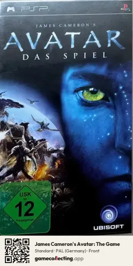James Cameron's Avatar: The Game PlayStation Portable, Germany box front