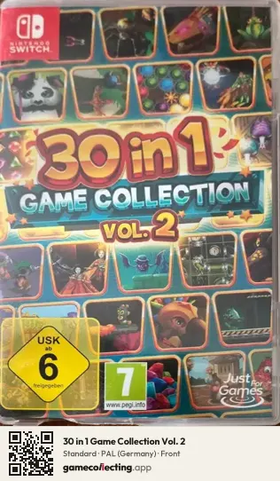 30 in 1 Game Collection Vol. 2 Nintendo Switch, Germany box front