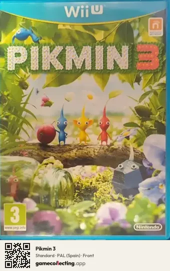 Pikmin 3 Nintendo Wii U, Spain box front