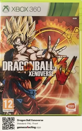 Dragon Ball Xenoverse Xbox 360, PAL box front