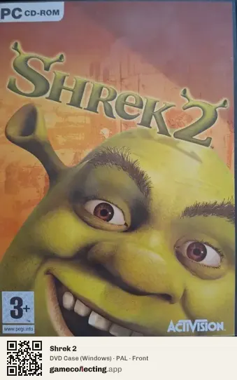 Shrek 2 Computer, PAL box front