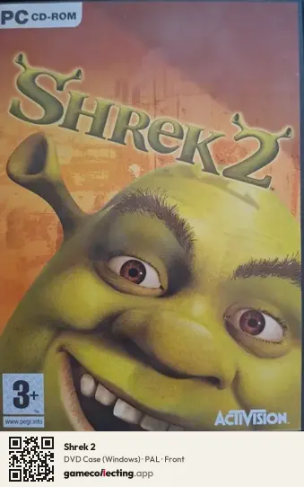 Shrek 2 Computer, PAL box front