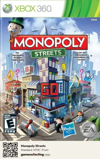 Monopoly Streets Xbox 360, NTSC box front