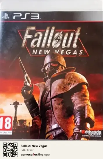 Fallout: New Vegas PlayStation 3, PAL box front