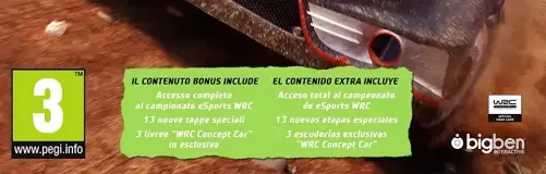 WRC 5, the PEGI square on its front