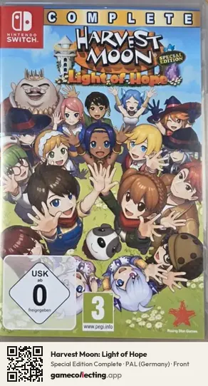Harvest Moon: Light of Hope Nintendo Switch, Germany box front