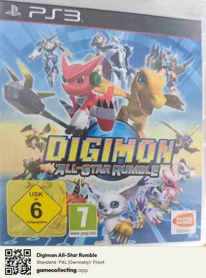 Digimon All-Star Rumble PlayStation 3, Germany box front