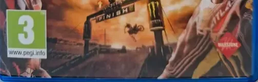 MXGP 2, the PEGI square on its front