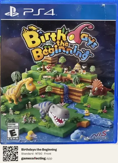 Birthdays the Beginning PlayStation 4, NTSC box front