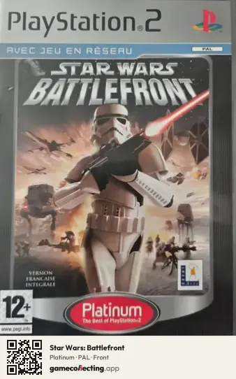 Star Wars: Battlefront PlayStation 2, PAL box front