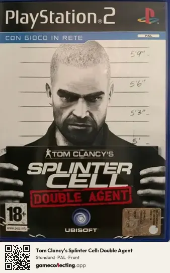 Tom Clancy's Splinter Cell: Double Agent PlayStation 2, PAL box front