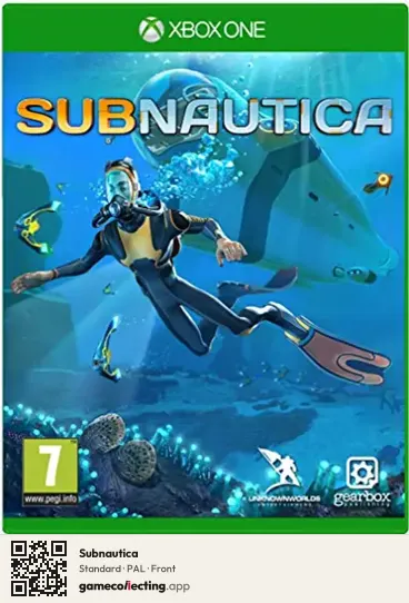 Subnautica Xbox One, PAL box front