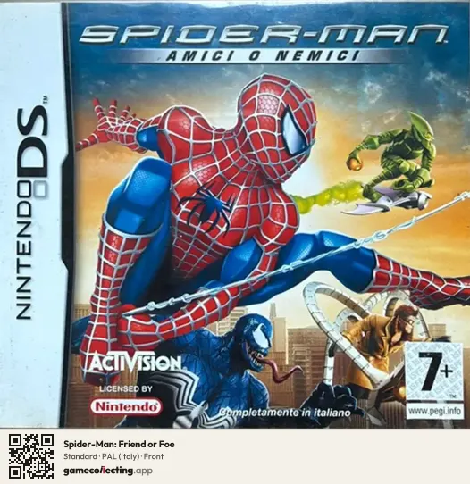 Spider-Man: Friend or Foe Nintendo DS, Italy box front