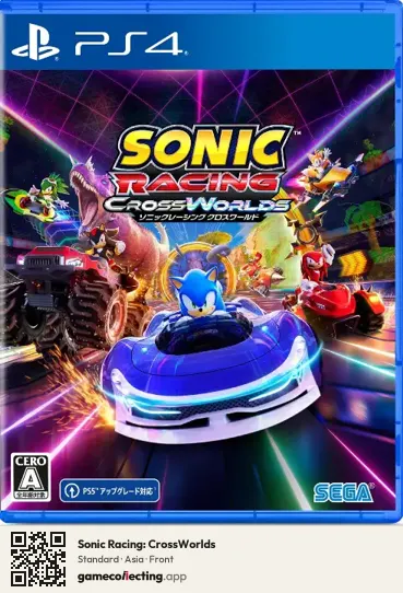 Sonic Racing: CrossWorlds PlayStation 4, Asia box front