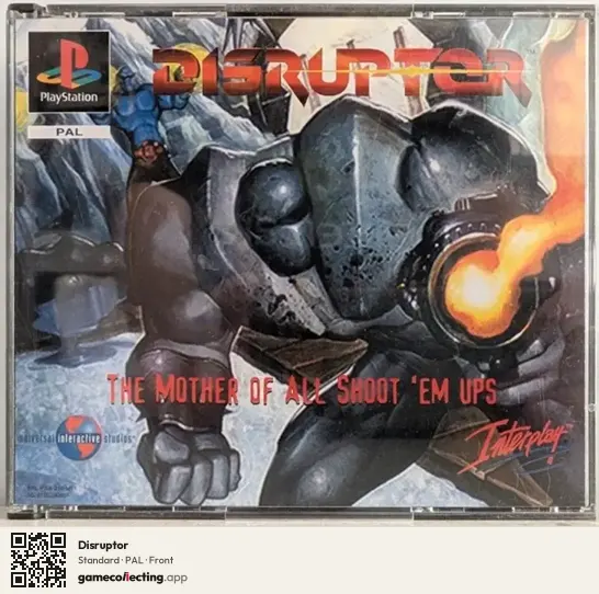 Disruptor PlayStation, PAL box front