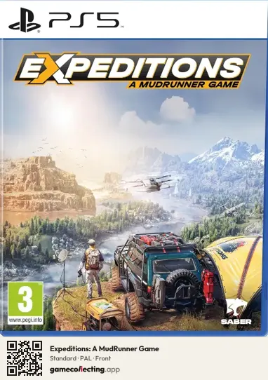 Expeditions: A MudRunner Game PlayStation 5, PAL box front