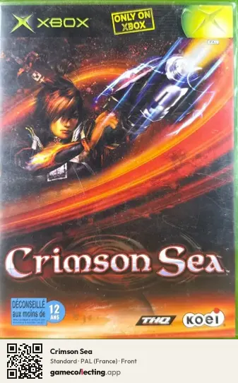 Crimson Sea Xbox, France box front
