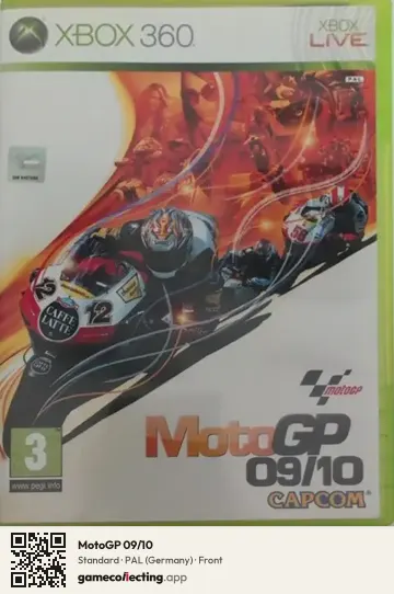 MotoGP 09/10 Xbox 360, Germany box front