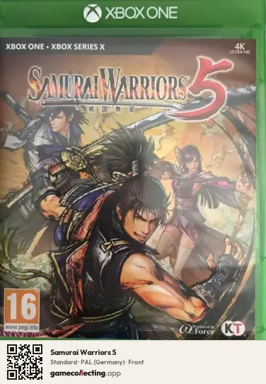 Samurai Warriors 5 Xbox One, Germany box front
