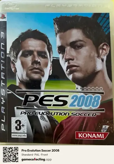 Pro Evolution Soccer 2008 PlayStation 3, PAL box front